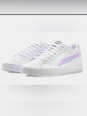 New💗🆕Puma Cali star iris Jr Sneaker - White Junior size 5.5